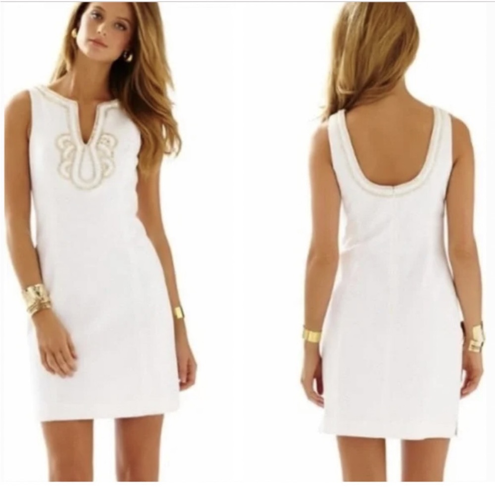 Lilly Pulitzer White Dress (Janice Shift)